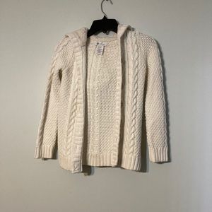 Willow Blossom Women Hooded Sweater Coat Knitted